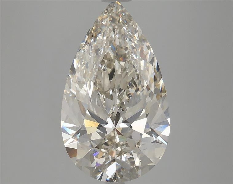 5.35ct I VS2 Rare Carat Ideal Cut Pear Lab Grown Diamond