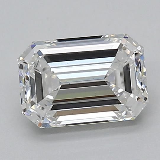 1.52ct D VS2 Rare Carat Ideal Cut Emerald Lab Grown Diamond