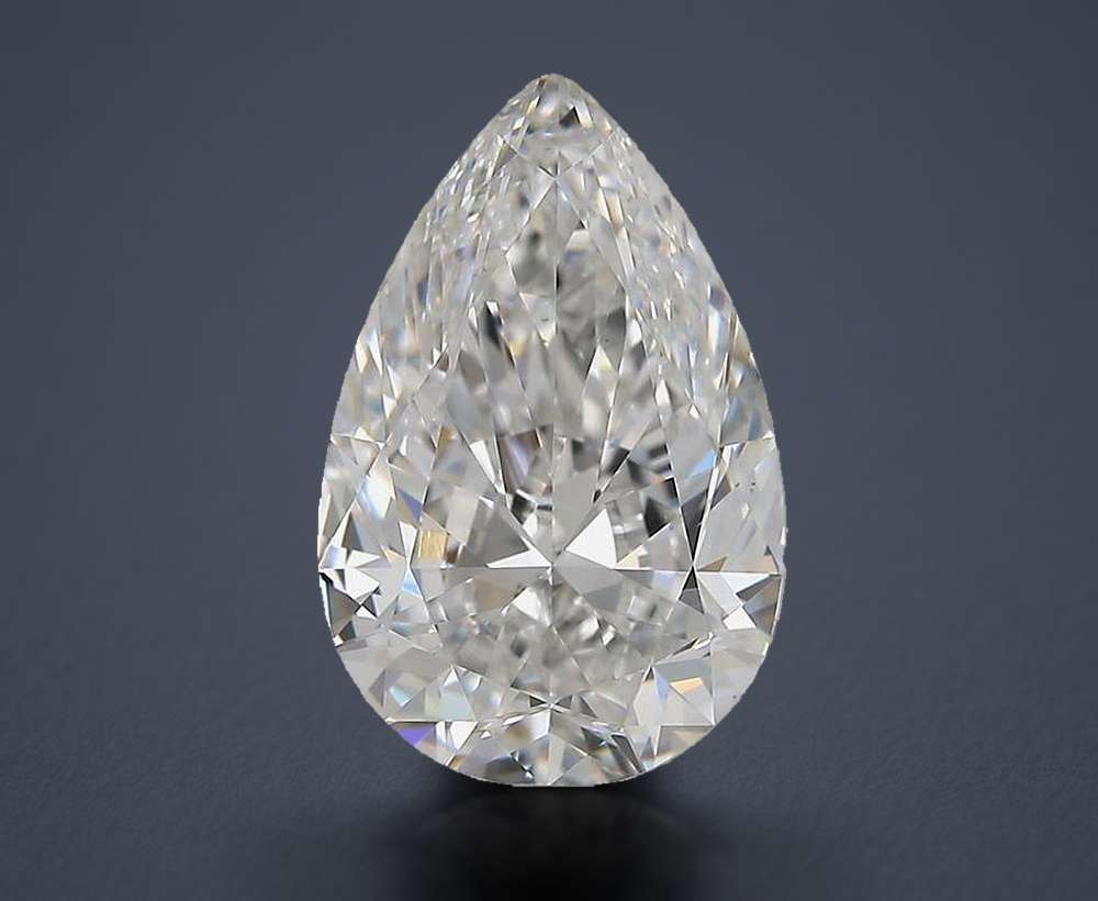 1.80 Carat Pear Natural Diamond