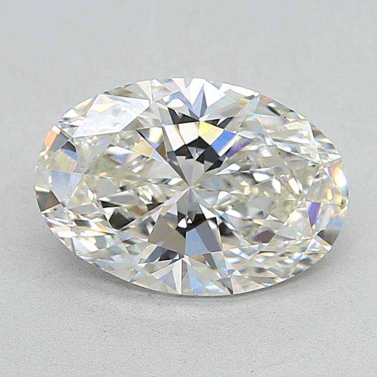 3.05ct H VS2 Rare Carat Ideal Cut Oval Lab Grown Diamond