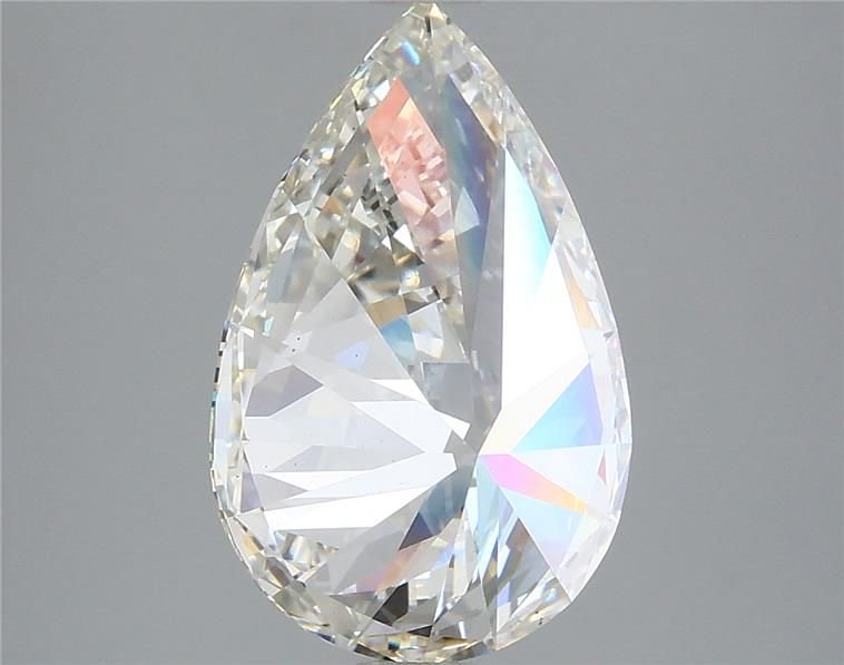 3.83ct I VS1 Rare Carat Ideal Cut Pear Lab Grown Diamond