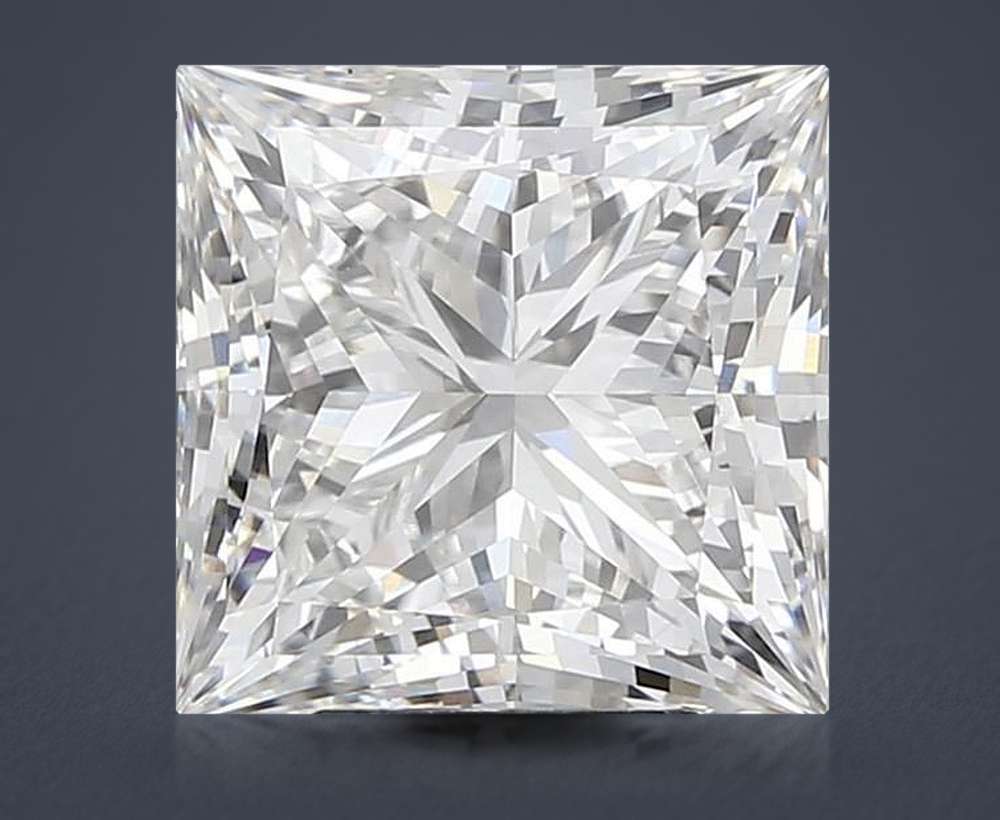 5.77 Carat Princess Lab Diamond