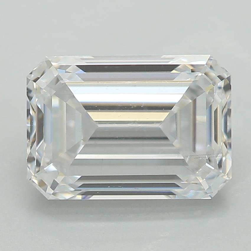 1.53ct D SI1 Very Good Cut Emerald Lab Grown Diamond