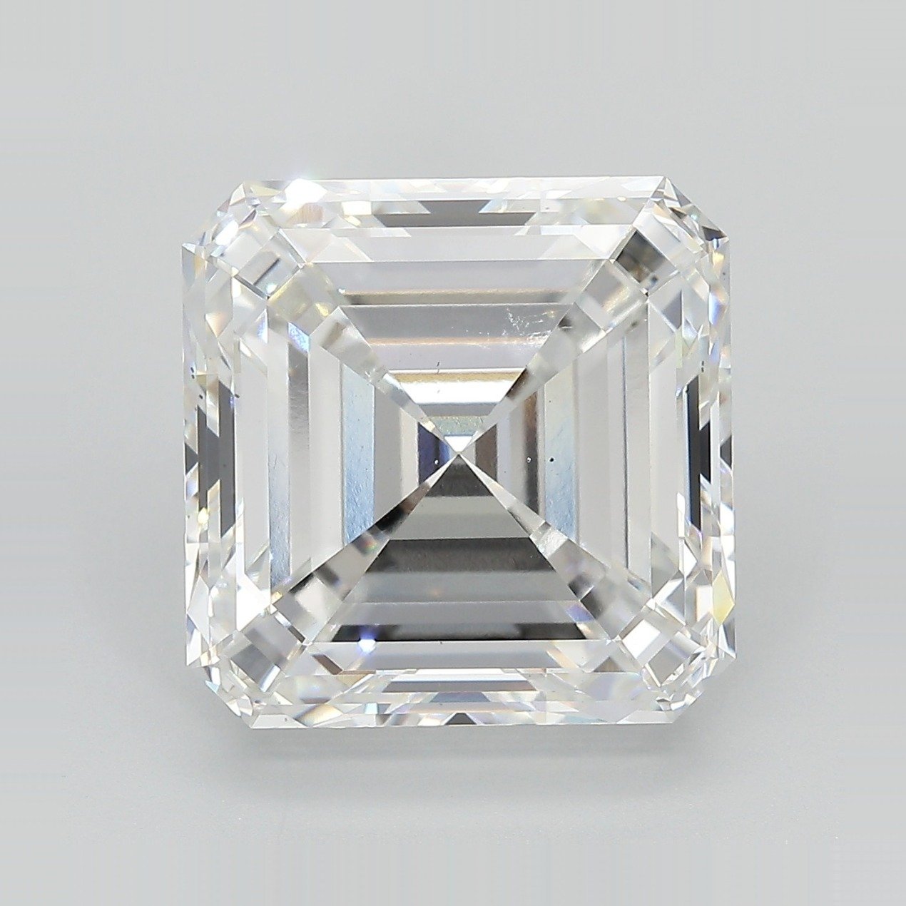 11.68ct F VS2 Very Good Cut Asscher Lab Grown Diamond