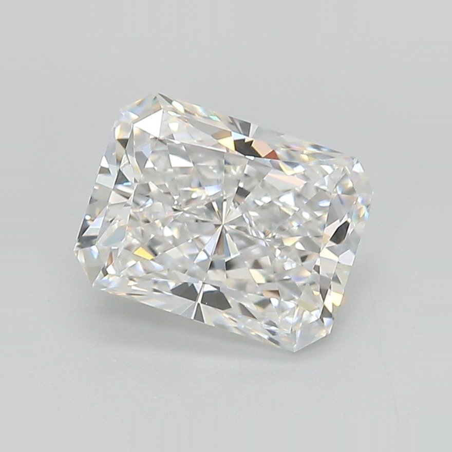 2.04ct D VVS2 Rare Carat Ideal Cut Radiant Lab Grown Diamond
