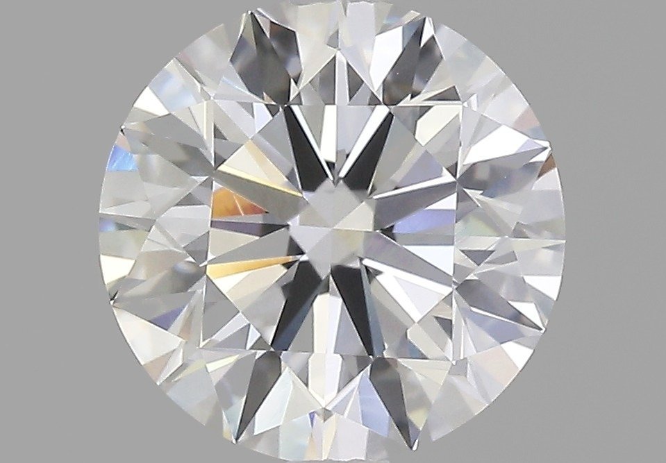 3.26ct D VVS2 Rare Carat Ideal Cut Round Diamond