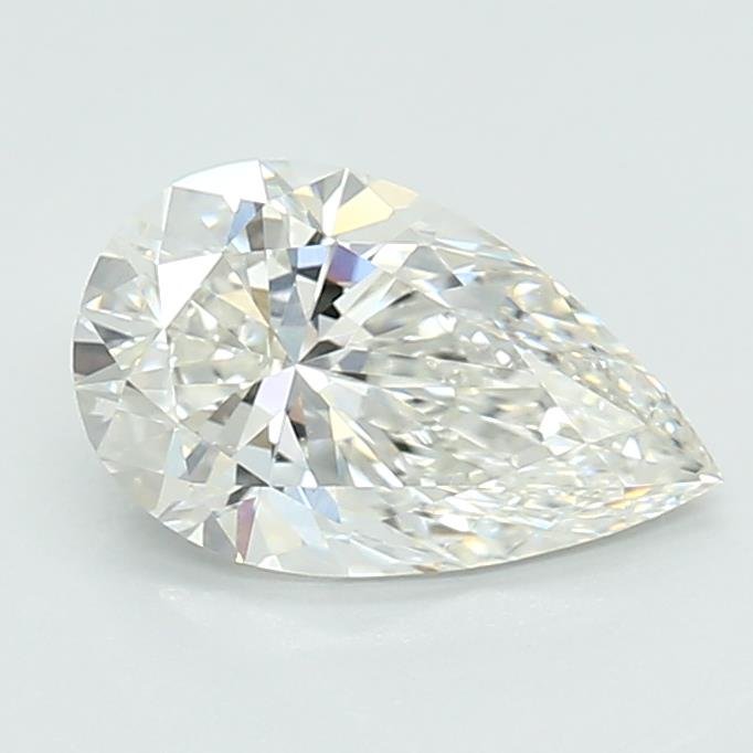 1.10ct F VVS2 Rare Carat Ideal Cut Pear Lab Grown Diamond