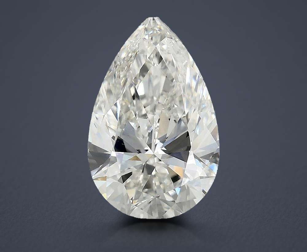 3.00 Carat Pear Lab Diamond