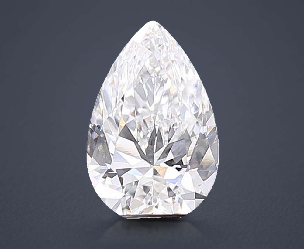 1.50 Carat Pear Lab Diamond