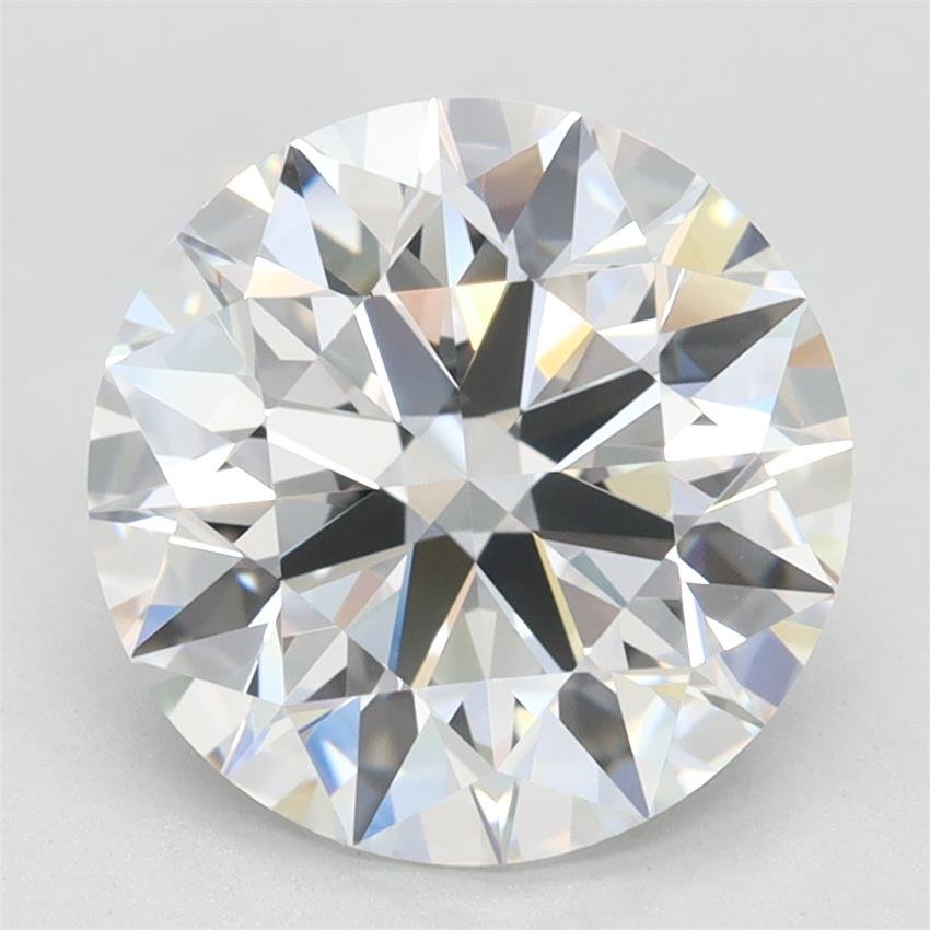 3.45ct E VVS1 Rare Carat Ideal Cut Round Lab Grown Diamond