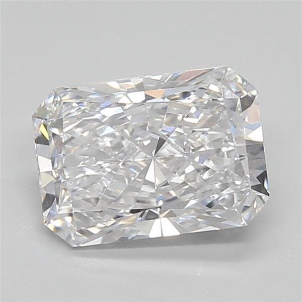 1.41ct D VVS2 Rare Carat Ideal Cut Radiant Lab Grown Diamond