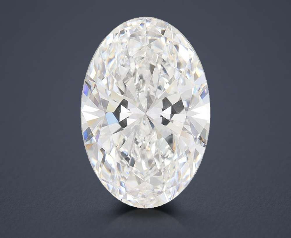 5.00 Carat Oval Lab Diamond