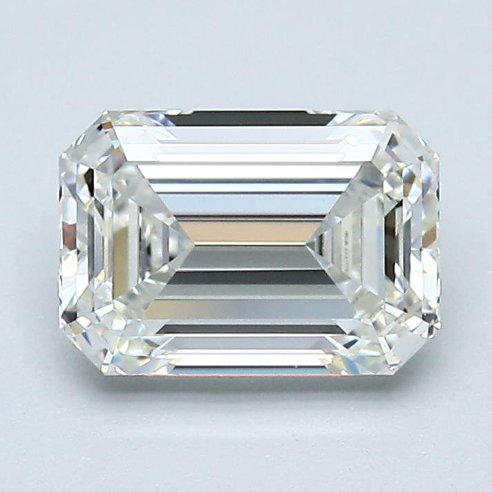 1.73ct H VS1 Rare Carat Ideal Cut Emerald Diamond