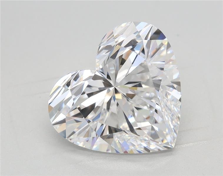 2.47ct D IF Rare Carat Ideal Cut Heart Lab Grown Diamond