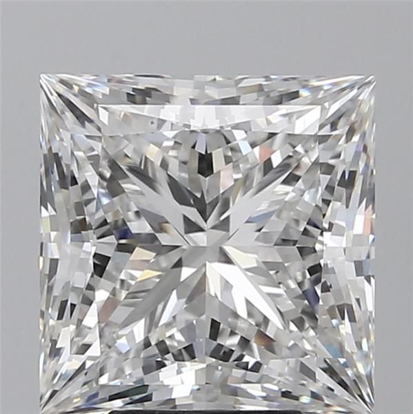 6.57ct G VS1 Rare Carat Ideal Cut Princess Lab Grown Diamond