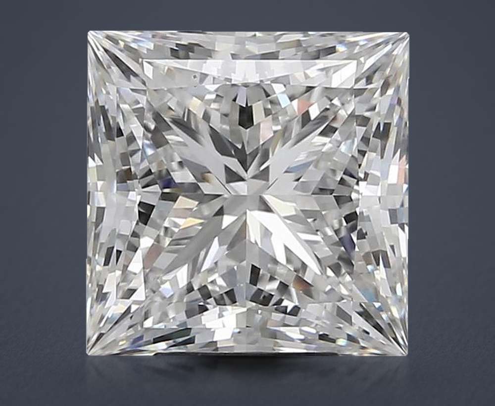 6.57 Carat Princess Lab Diamond