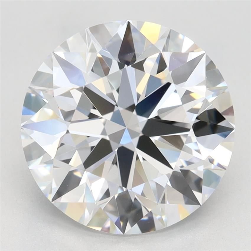 3.23ct D VVS1 Rare Carat Ideal Cut Round Lab Grown Diamond