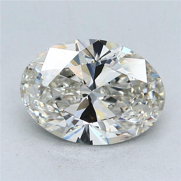 2.42ct H VS1 Rare Carat Ideal Cut Oval Lab Grown Diamond