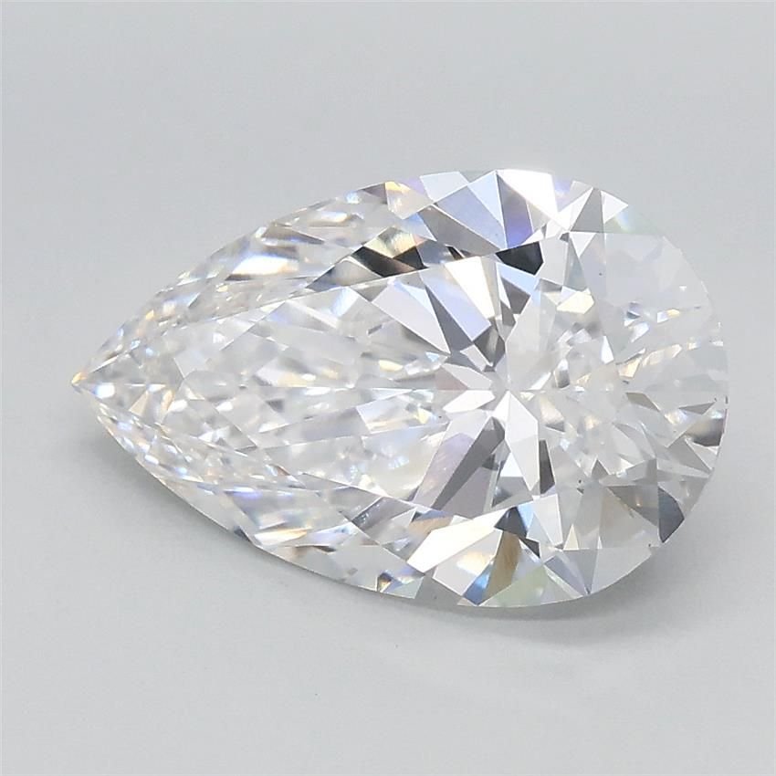 2.07ct D VS2 Rare Carat Ideal Cut Pear Lab Grown Diamond
