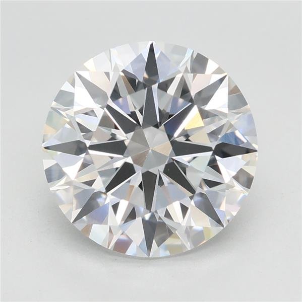 2.96ct E VVS2 Rare Carat Ideal Cut Round Lab Grown Diamond
