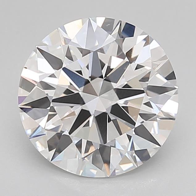 2.53ct D VS2 Rare Carat Ideal Cut Round Lab Grown Diamond