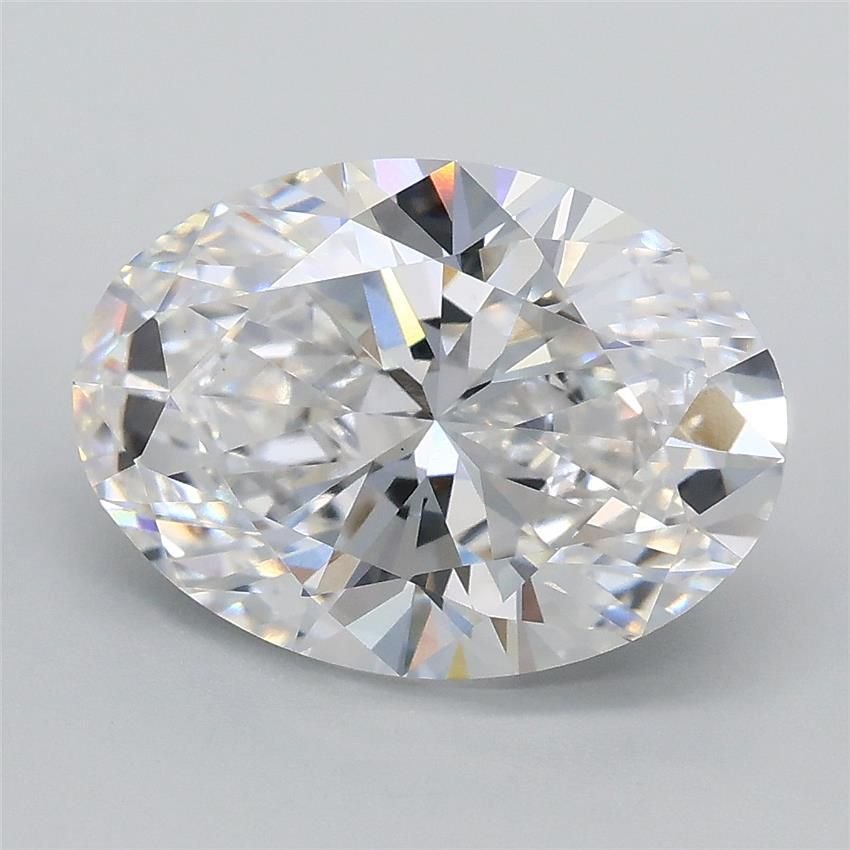 3.02ct E VVS2 Rare Carat Ideal Cut Oval Lab Grown Diamond