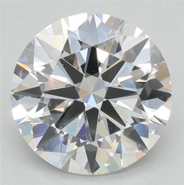 1.92ct F VS2 Rare Carat Ideal Cut Round Lab Grown Diamond