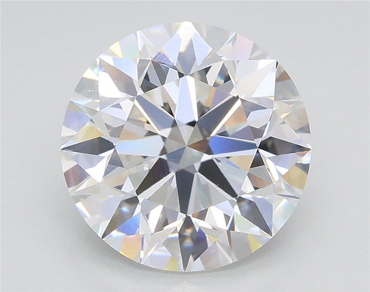 3.01ct F VVS2 Excellent Cut Round Lab Grown Diamond