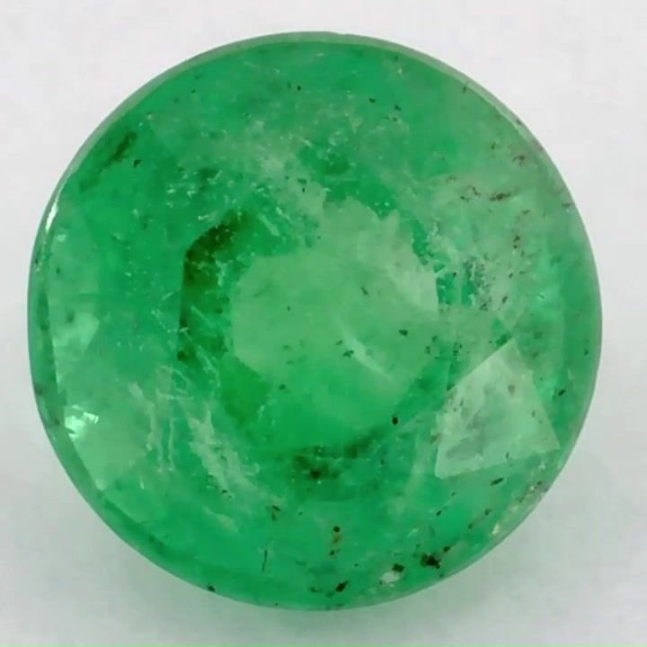 1.20 Carat Green Round Emerald