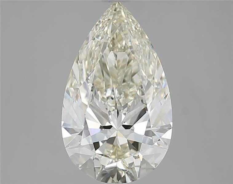 3.02ct K VVS1 Rare Carat Ideal Cut Pear Diamond