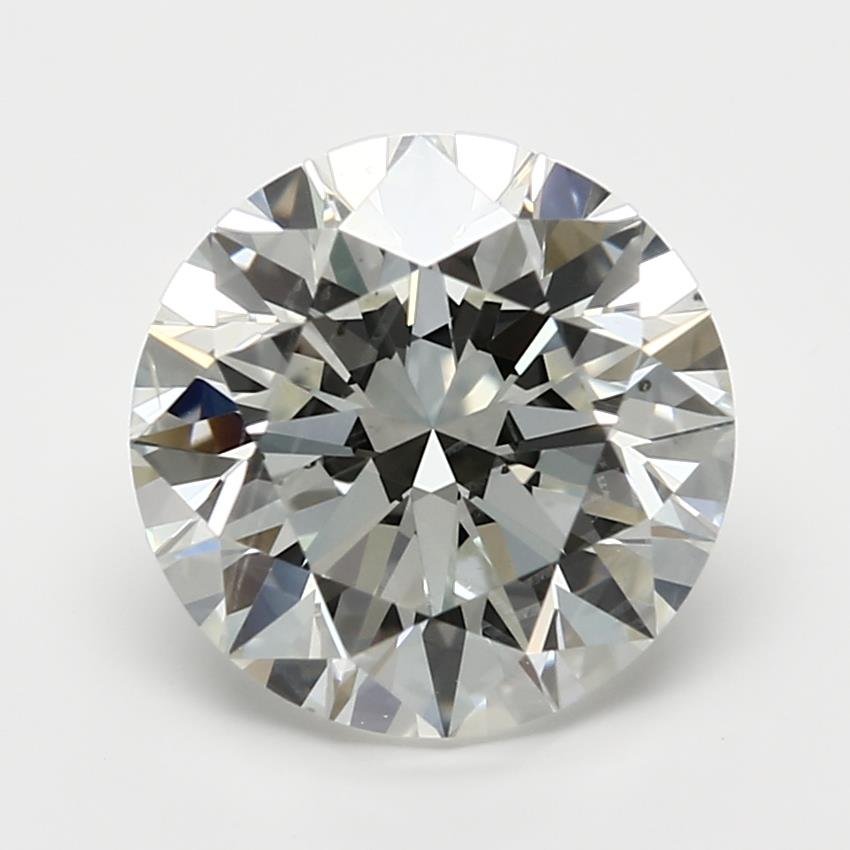 2.04ct J SI1 Rare Carat Ideal Cut Round Diamond