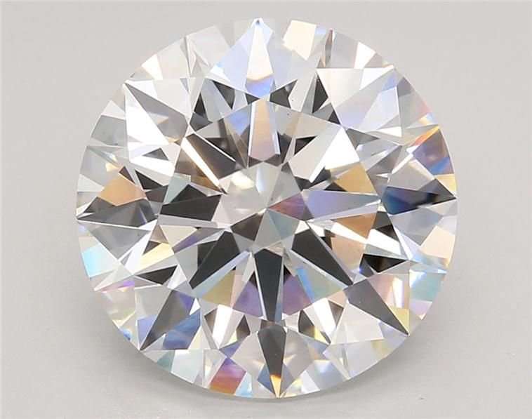6.55ct E VS1 Rare Carat Ideal Cut Round Lab Grown Diamond