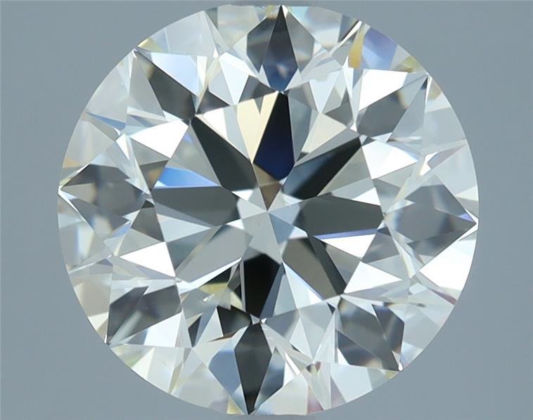 2.90ct J VS2 Rare Carat Ideal Cut Round Diamond