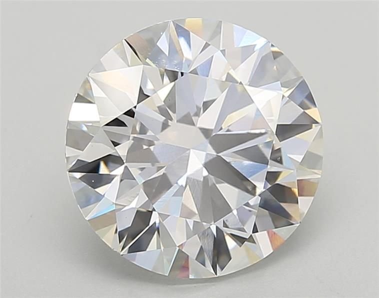 5.78ct F VS2 Rare Carat Ideal Cut Round Lab Grown Diamond