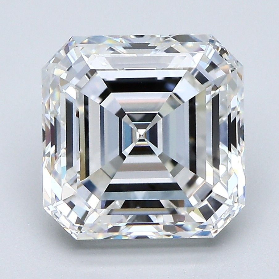 5.02ct F VS1 Excellent Cut Asscher Diamond