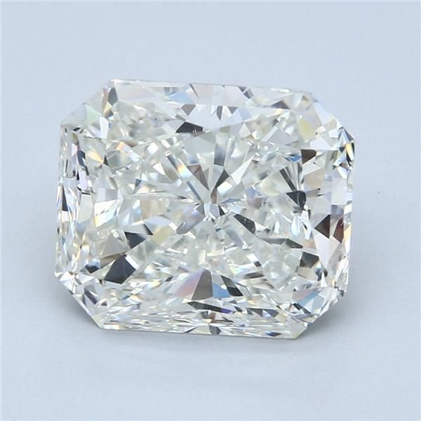 7.01ct H SI1 Very Good Cut Radiant Diamond