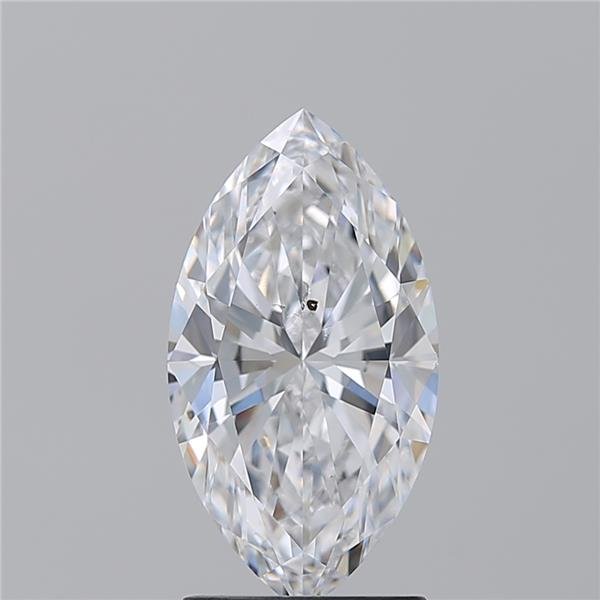 2.03ct D SI2 Rare Carat Ideal Cut Marquise Diamond