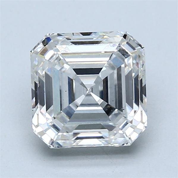 1.85ct F VS2 Rare Carat Ideal Cut Asscher Lab Grown Diamond