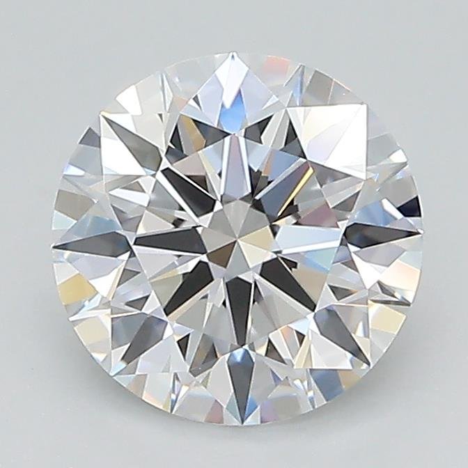 1.59ct D VVS2 Rare Carat Ideal Cut Round Lab Grown Diamond