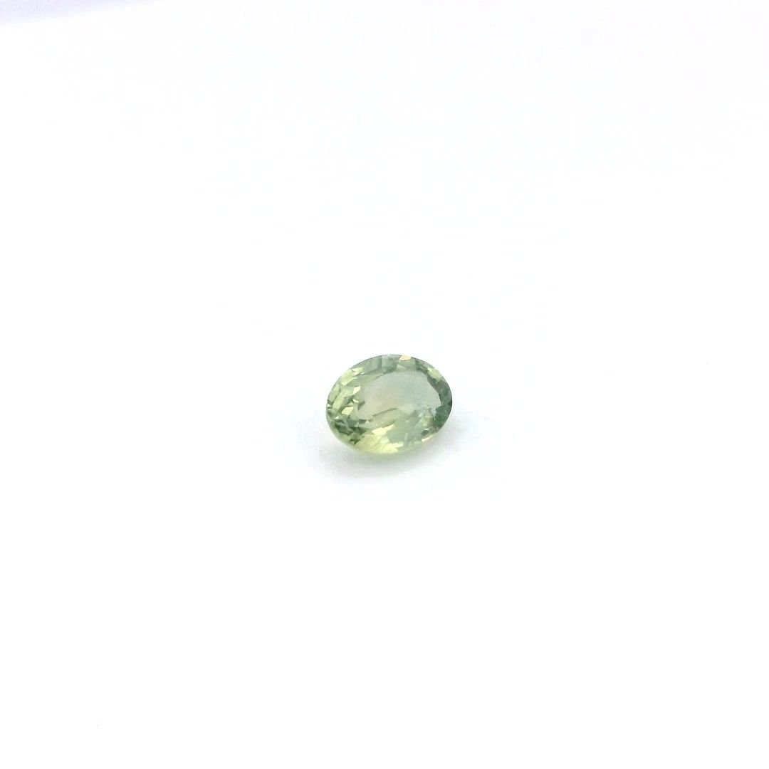 0.39 Carat Green Oval Sapphire