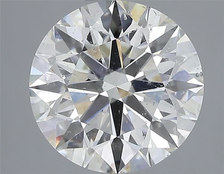 3.50ct K SI2 Rare Carat Ideal Cut Round Diamond