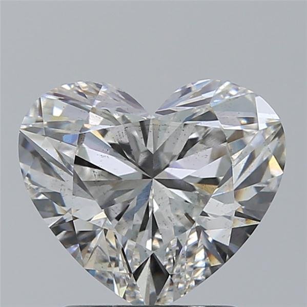 1.53ct G SI1 Rare Carat Ideal Cut Heart Lab Grown Diamond