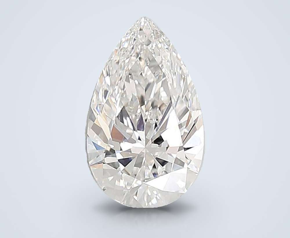 3.00 Carat Pear Lab Diamond