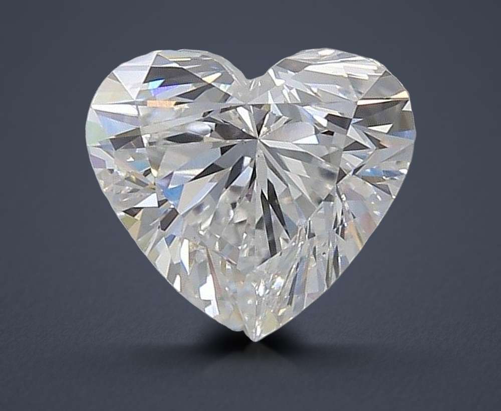 2.50 Carat Heart Lab Diamond