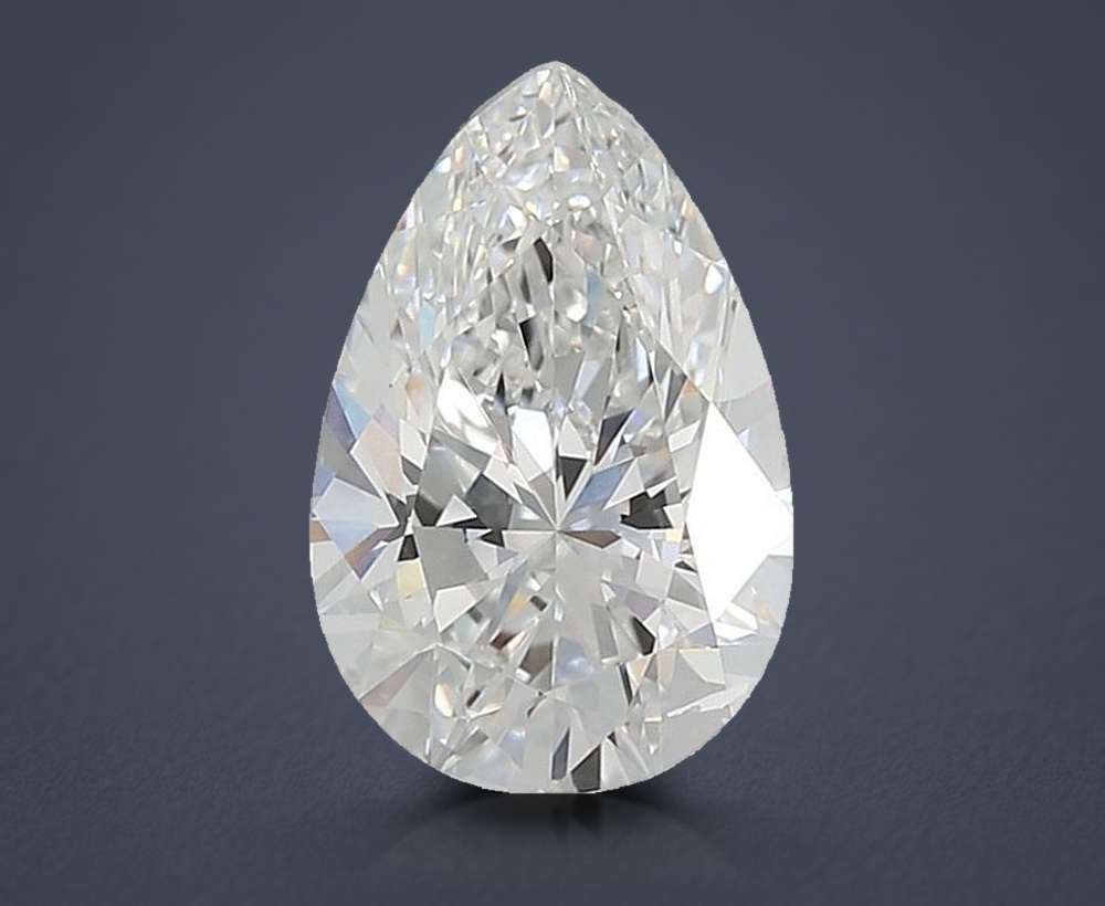 2.00 Carat Pear Lab Diamond