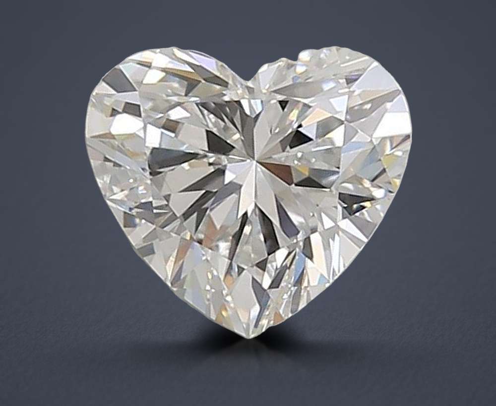 1.54 Carat Heart Lab Diamond