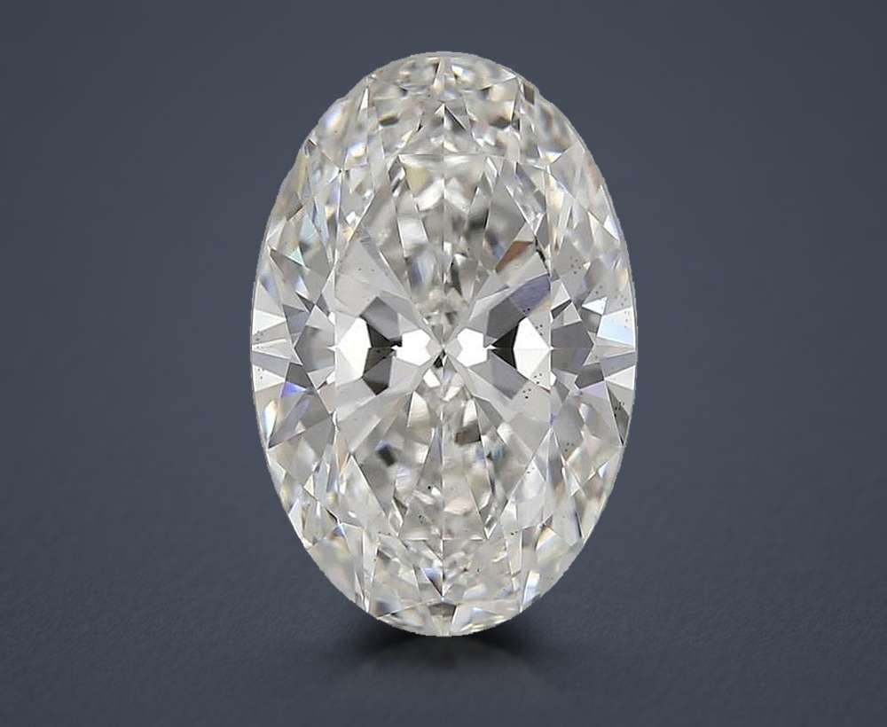 6.13 Carat Oval Lab Diamond