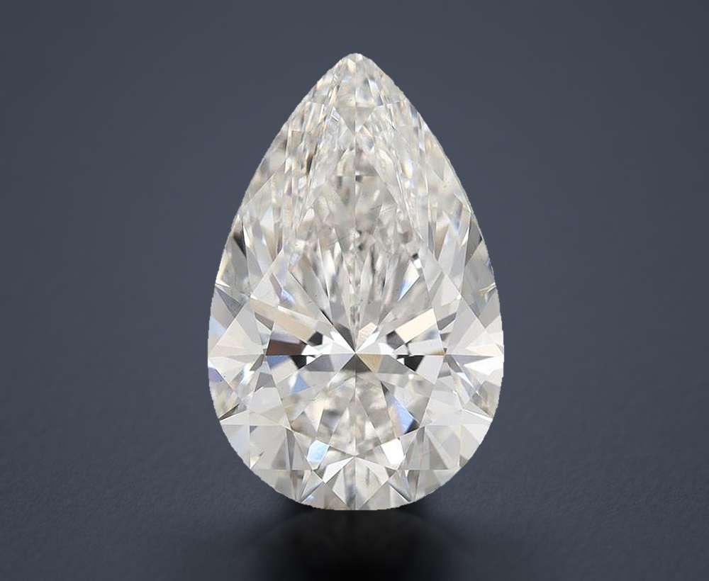 7.62 Carat Pear Lab Diamond