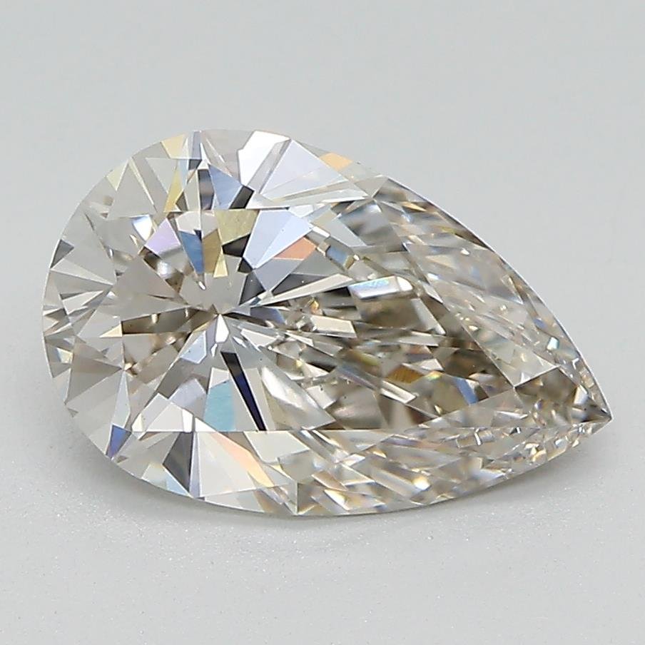 2.06ct I VS1 Rare Carat Ideal Cut Pear Lab Grown Diamond