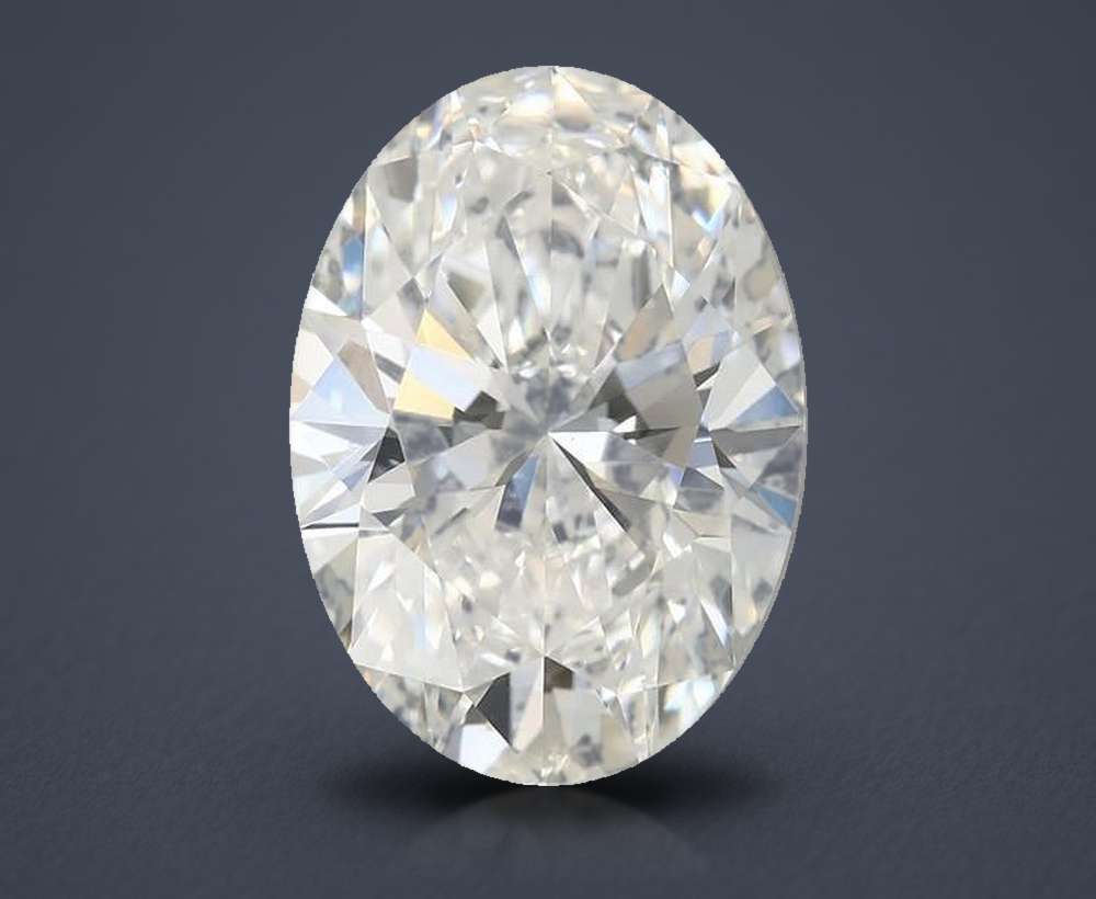 7.06 Carat Oval Lab Diamond